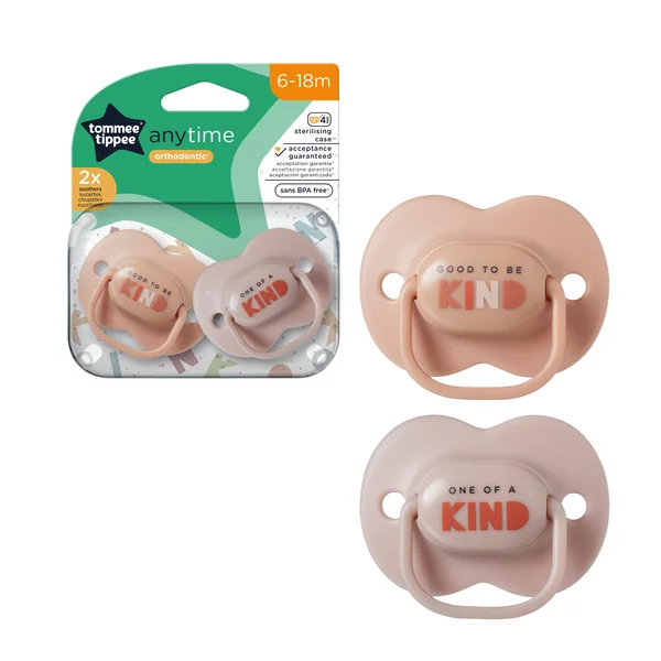 Tommee Tippee Cumlík silikón AnyTime, 6-18m, 2ks - viac farebných variant 1×2 ks, silikónový cumlík