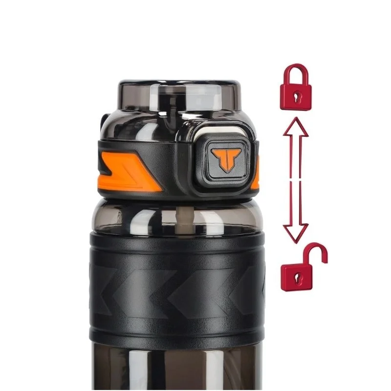 Livefy fľaša na vodu Aqua 680ml, čierna