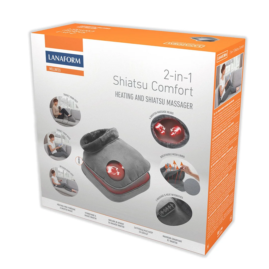 Masážny prístroj Shiatsu Comfort 2v1