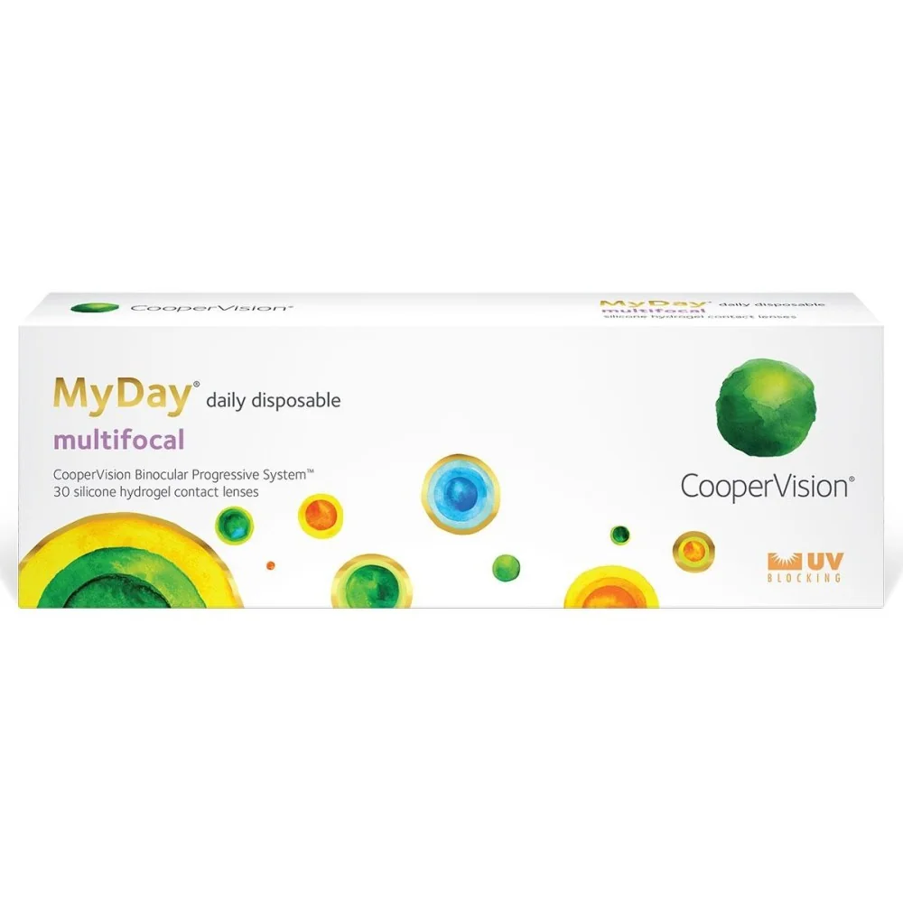 Denné MyDay Multifokálne (30 šošoviek) Dioptrie: 2.75, Zakrivenie: 8.4, Adícia: LOW