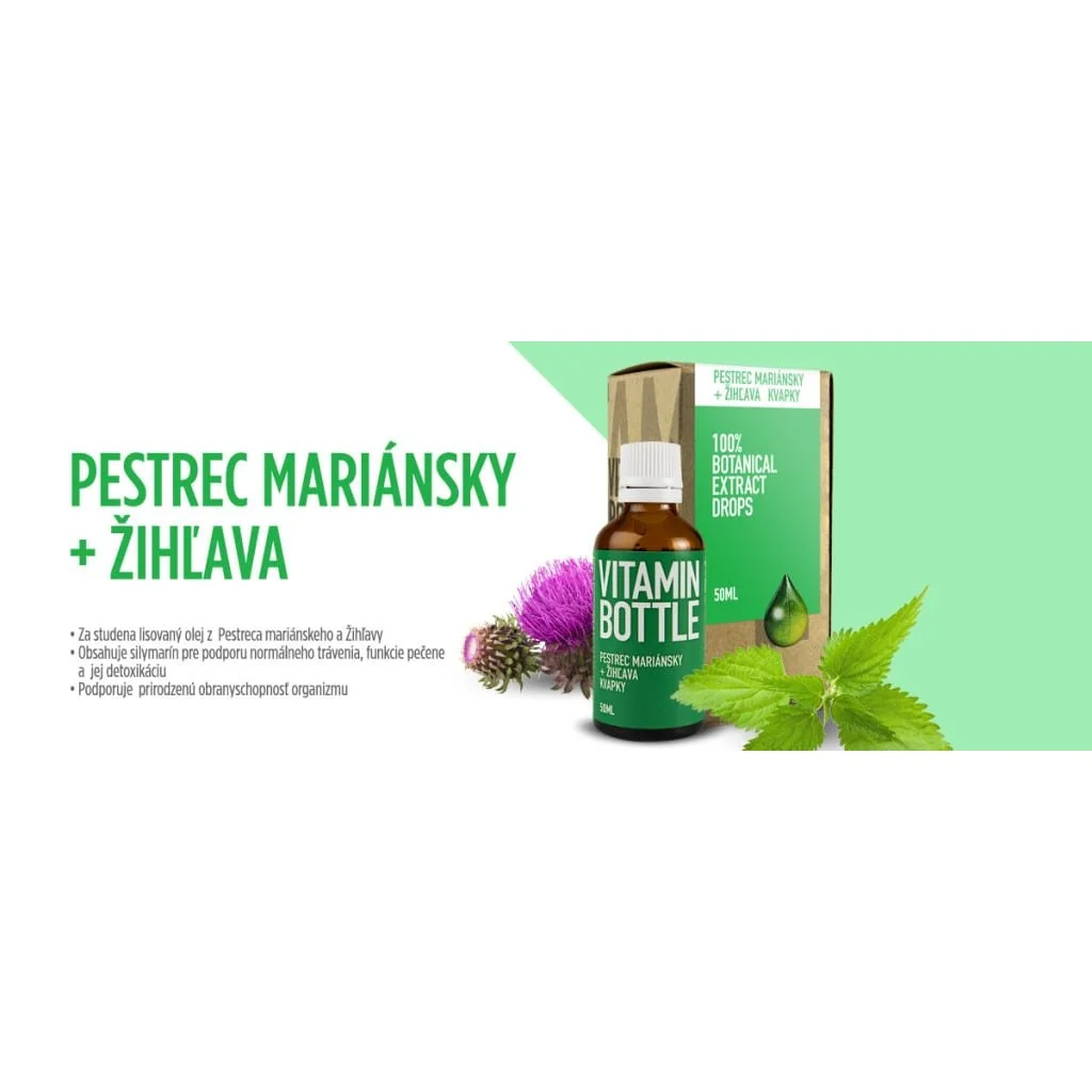 Vitamin Bottle PESTREC MARIÁNSKY + ŽIHĽAVA  50ml
