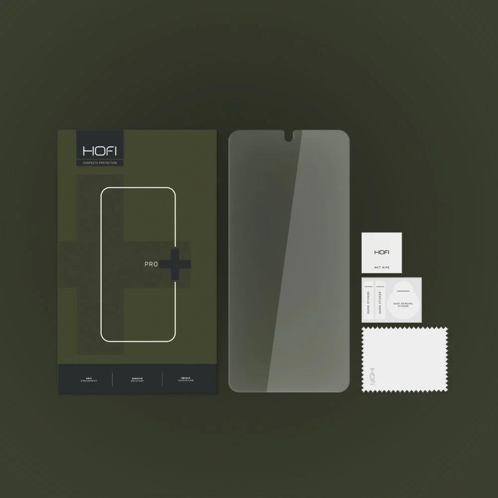 HOFI Glass Pro Full Screen ochranné sklo na iPhone 15 Pro, čierne