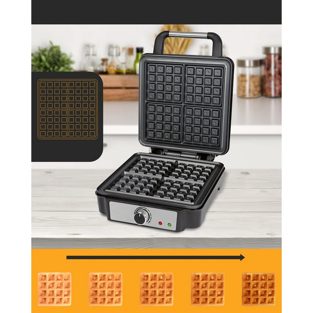 ProfiCook WA 1241 vaflovač na bruselské vafle 24x24 cm 1200 W