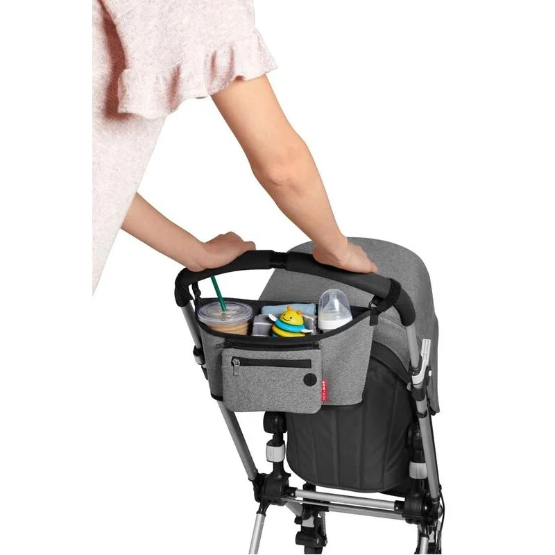 SKIP HOP - Organizér na kočík 2v1 šedý