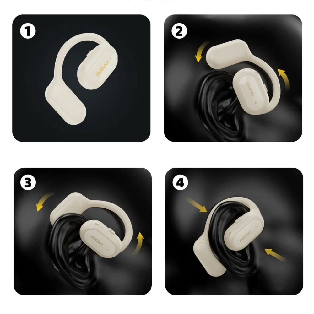 Náhlavná súprava Dudao U4A Bluetooth 5.3 - Čierna 