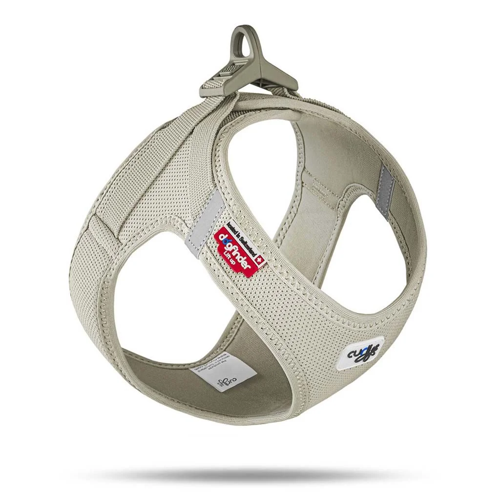 CURLI Postroj pre psy so sponou Air-Mesh Light Tan XS, 3-5 kg 1×1 ks, veľkosť XS