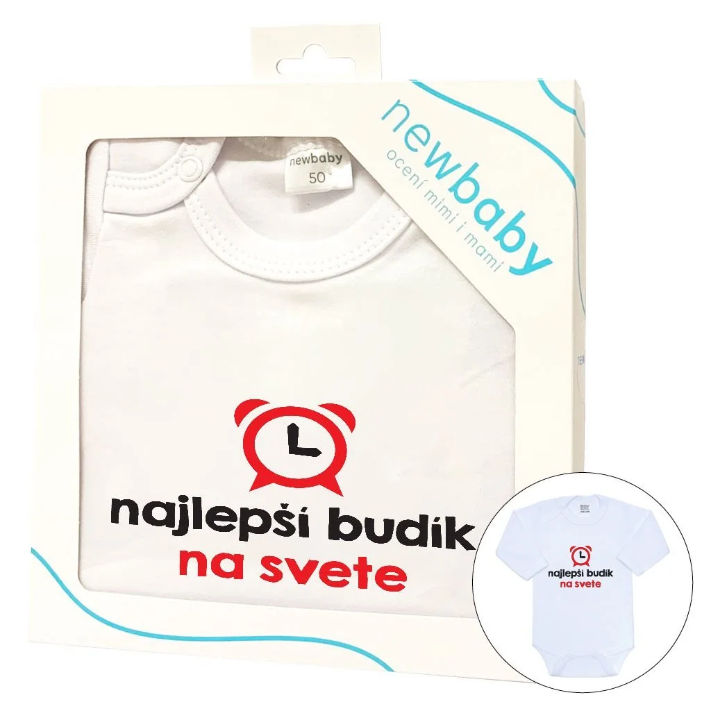Body s potlačou Oteckova najrýchlejšia - darčekové balenie, vel. 86 (12-18m)