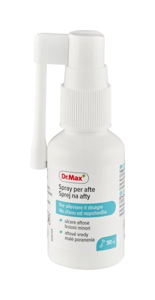 Dr. Max Sprej na afty 1×30 ml, sprej na afty a malé poranenia v ústnej dutine