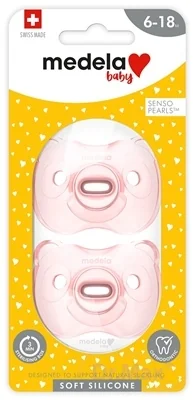 MEDELA baby cumlík SOFT SILICONE Girl 1×2 ks, super mäkký celosilikónový cumlík