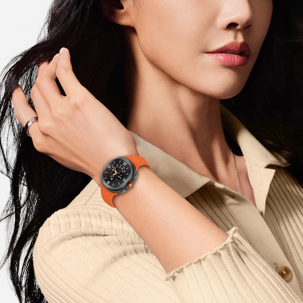 Tech-Protect Silicone remienok na Samsung Galaxy Watch 8 / Classic (40 / 44 / 46 mm), orange / 44 / 46 mm), orange