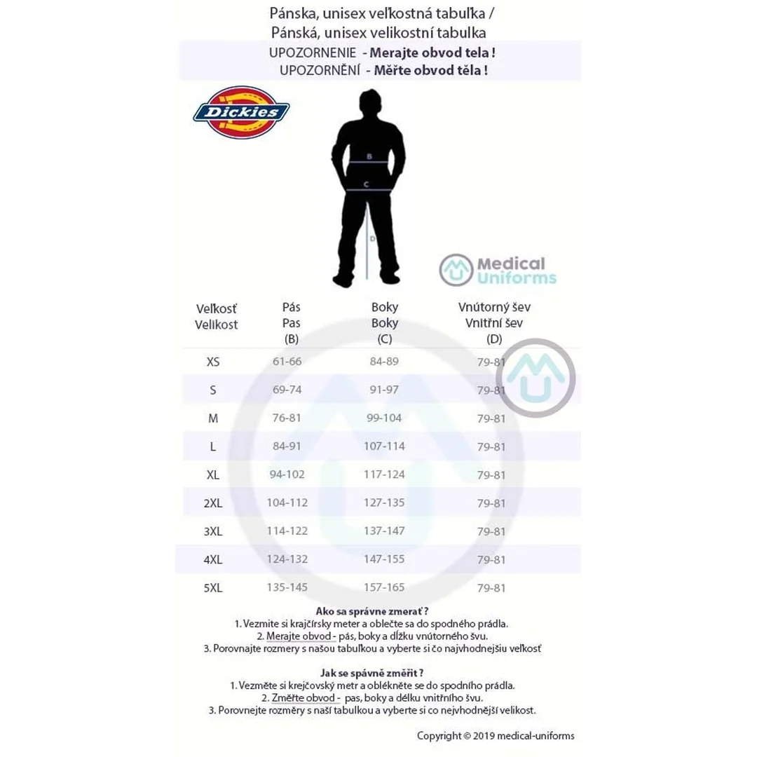 Pánske nohavice Dickies EDS Essentials - námornícka modrá XXS
