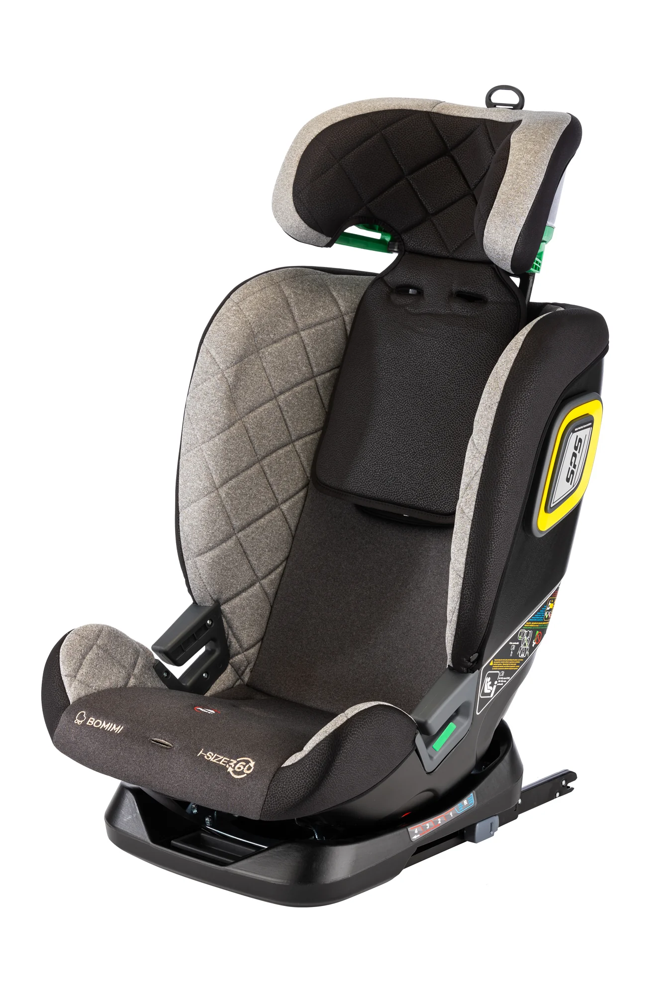 Bomimi IDEAfix i-Size 360° autosedačka 40-150 cm metalic melange