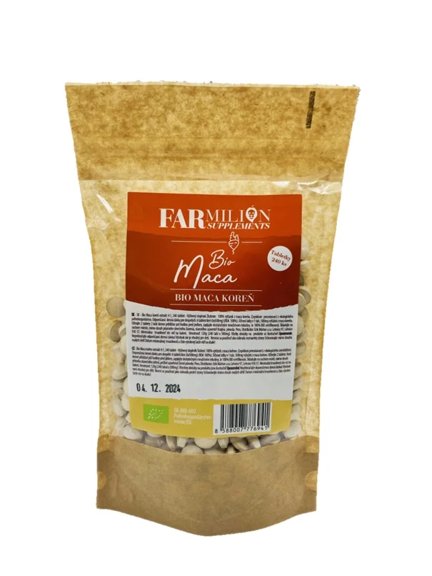 BIO MACA tablety 1×240 ks, sila - 500 mg