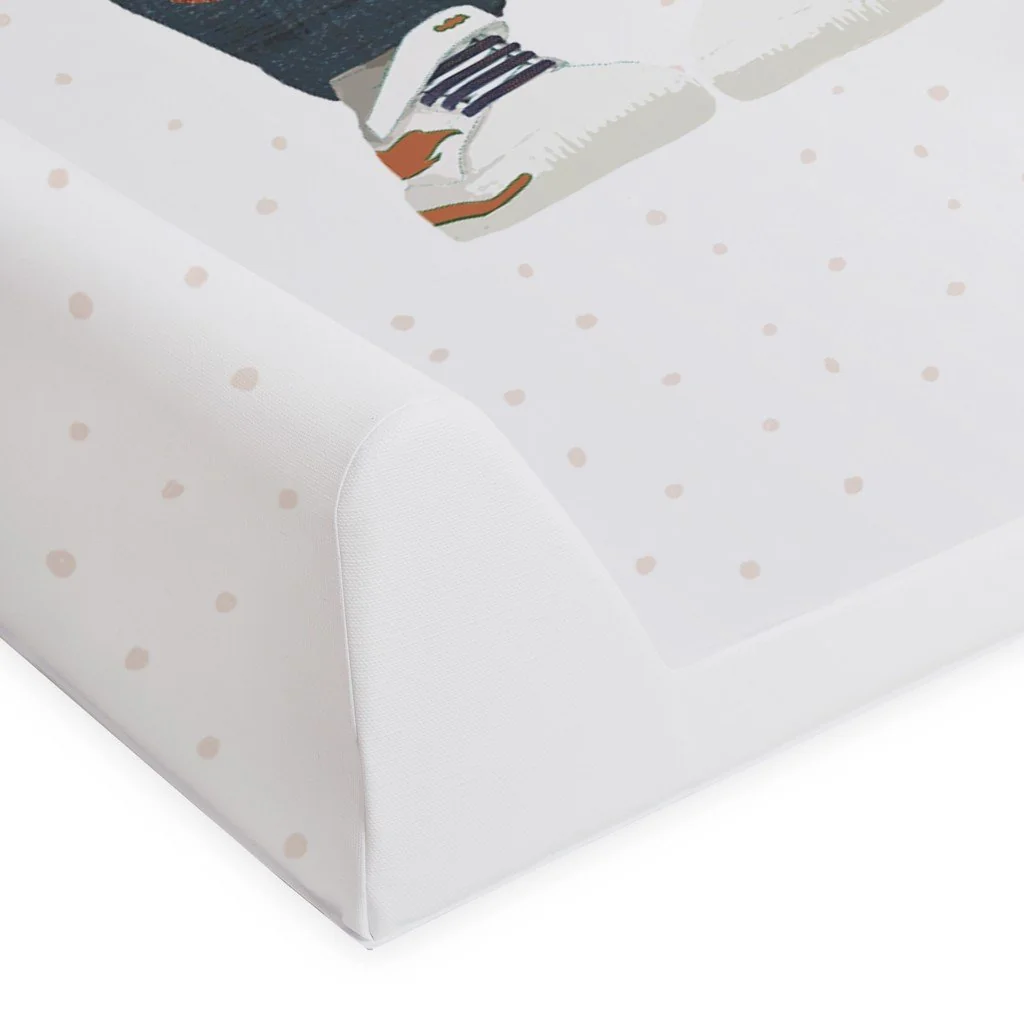 Podložka prebaľovacia 2-hranná s pevnou doskou (50x70) Comfort Fluffy Puffy Joe