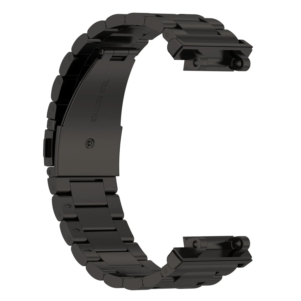 BStrap Stainless Steel remienok na Xiaomi Amazfit Active Edge black