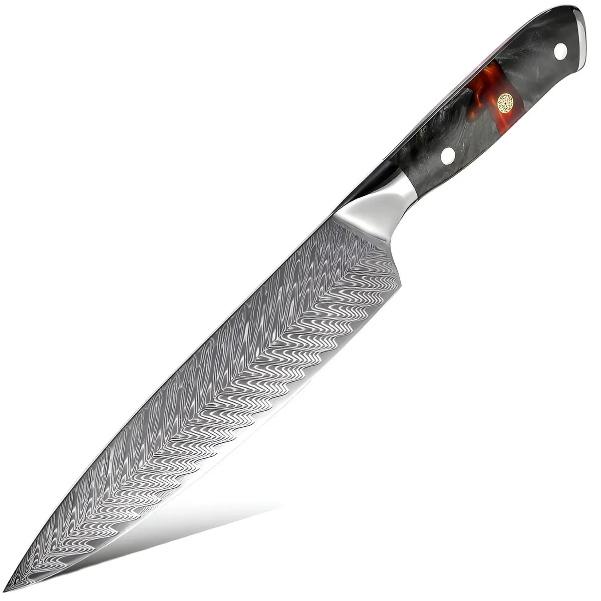 Damaškový kuchynský nôž Chef-32,5cm 1ks Chef-32,5cm, čepeľ