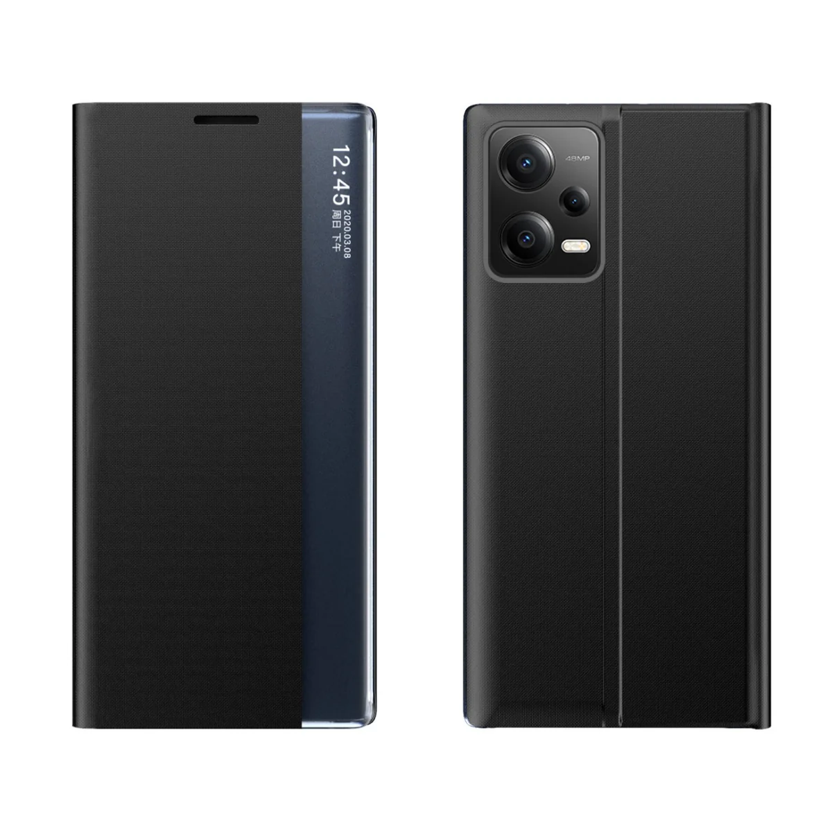 MG Sleep Case knižkové puzdro na Xiaomi Redmi Note 12 Pro / Poco X5 Pro 5G čierne
