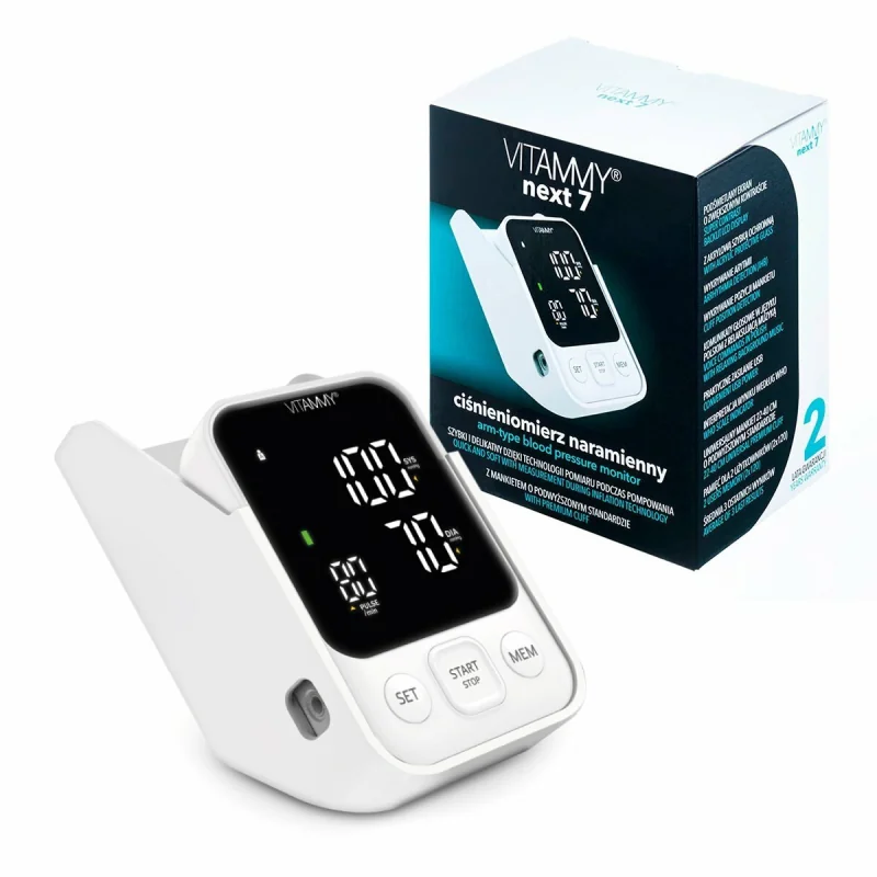 VITAMMY Next 7 ramenný tlakomer s hlasom, USB, manžeta 22-40 cm