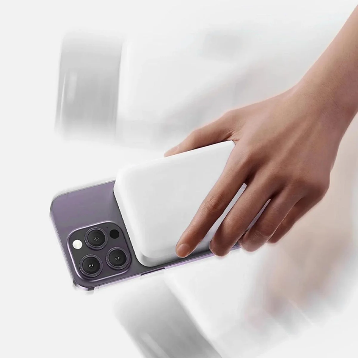 Dudao K26S MagSafe Power Bank 5000mAh USB / USB-C 20W, biely
