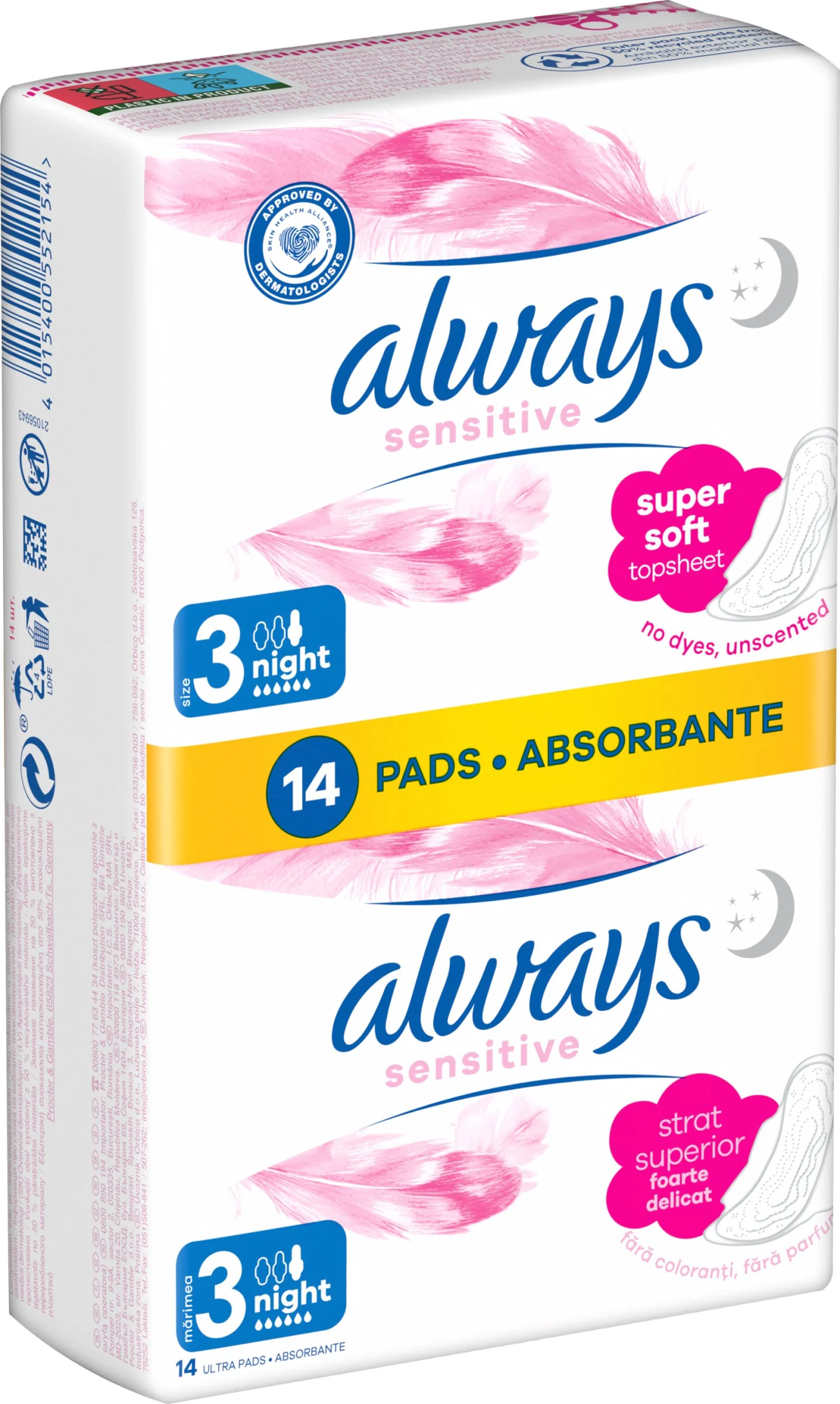 Always Ultra Duo 14ks Night Sensitive 1×14 ks