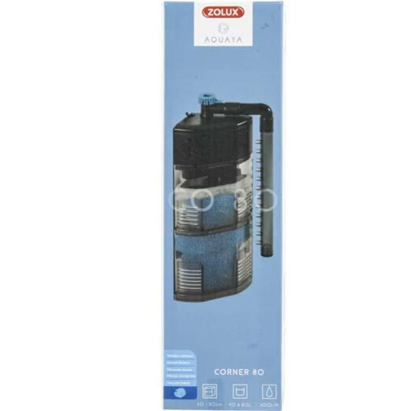 ZOLUX AQUAYA CORNER 80 rohový vnútorný filter do akvária do 80l