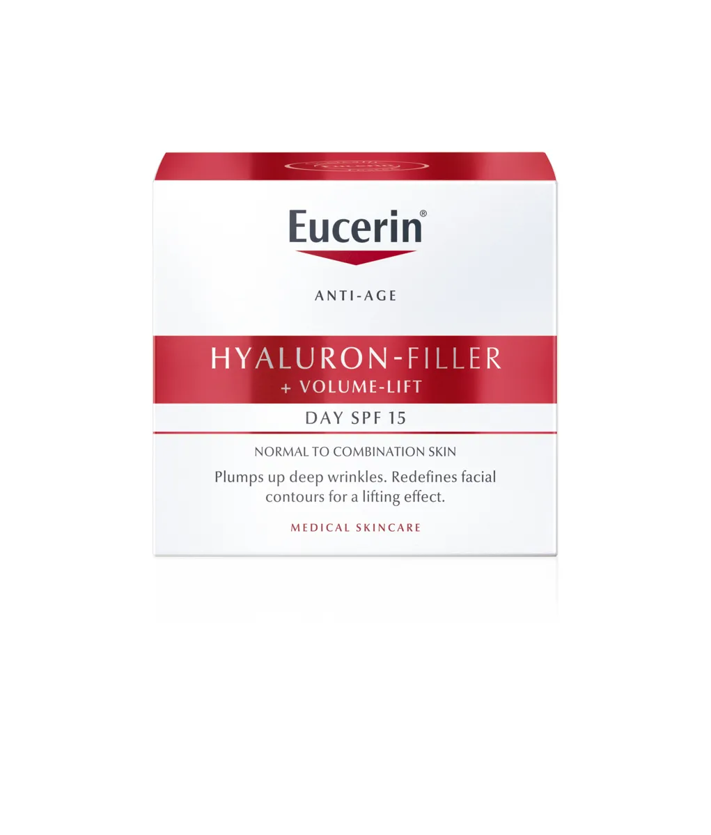 Eucerin HYALURON-FILLER+Volume-Lift Denný krém 1×50 ml, anti-age, pre normálnu pleť