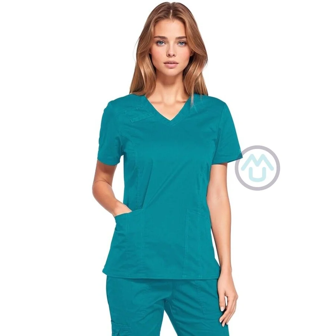Zdravotnícka blúza Cherokee Core Stretch BEST - modrozelená 2XL