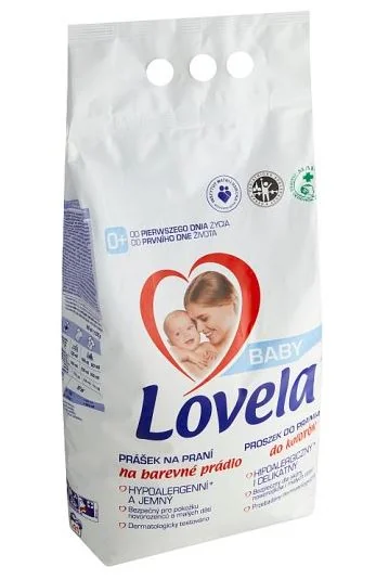 Lovela Baby prášok na farebné prádlo / 41 pracích dávok 4100 g