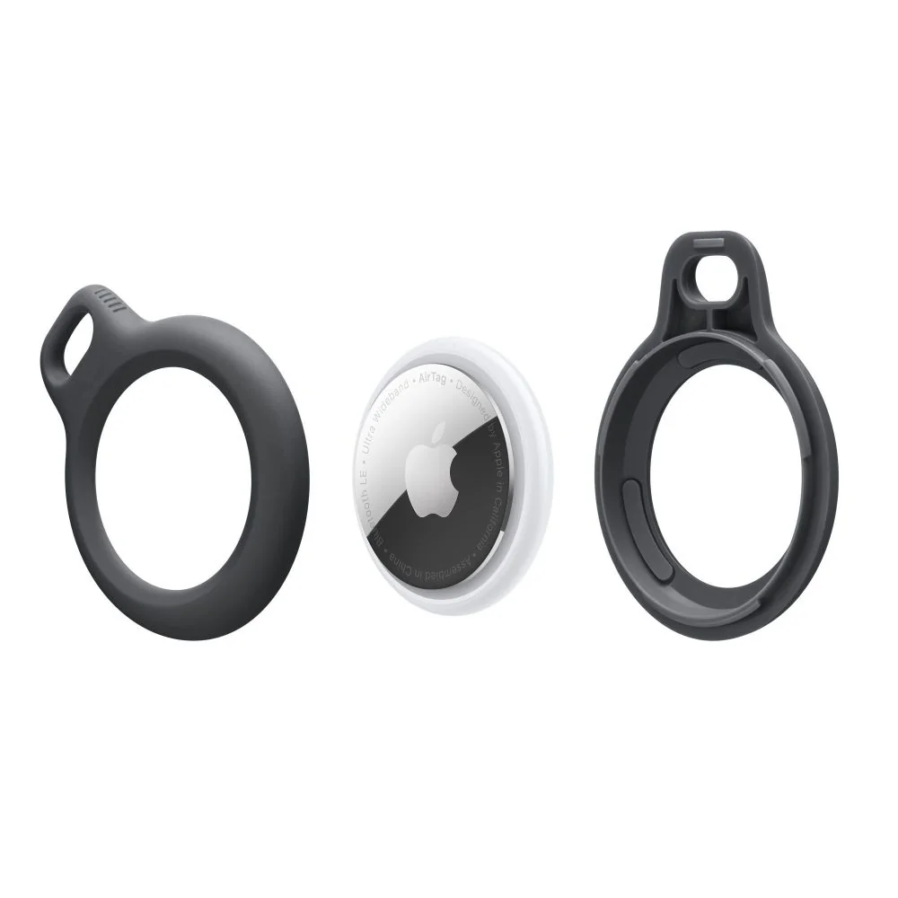 Tech-Protect Rough kryt na Apple AirTag, čierny