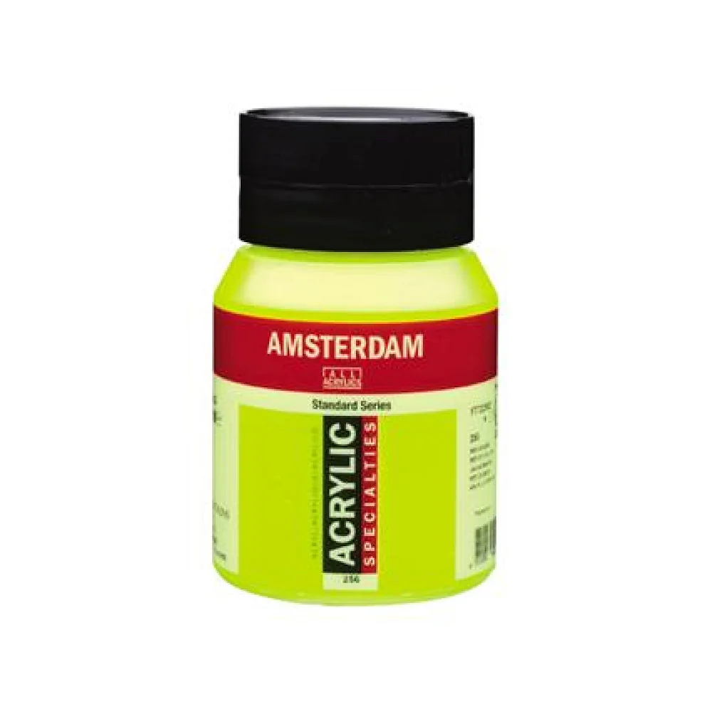 Akrylová farba Amsterdam Standard 500 ml – reflexná žltá 256