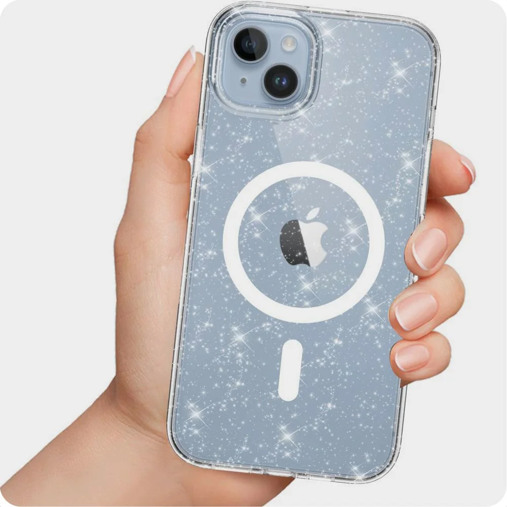 Tech-Protect FlexAir MagSafe kryt na iPhone 15 Pro, glitter