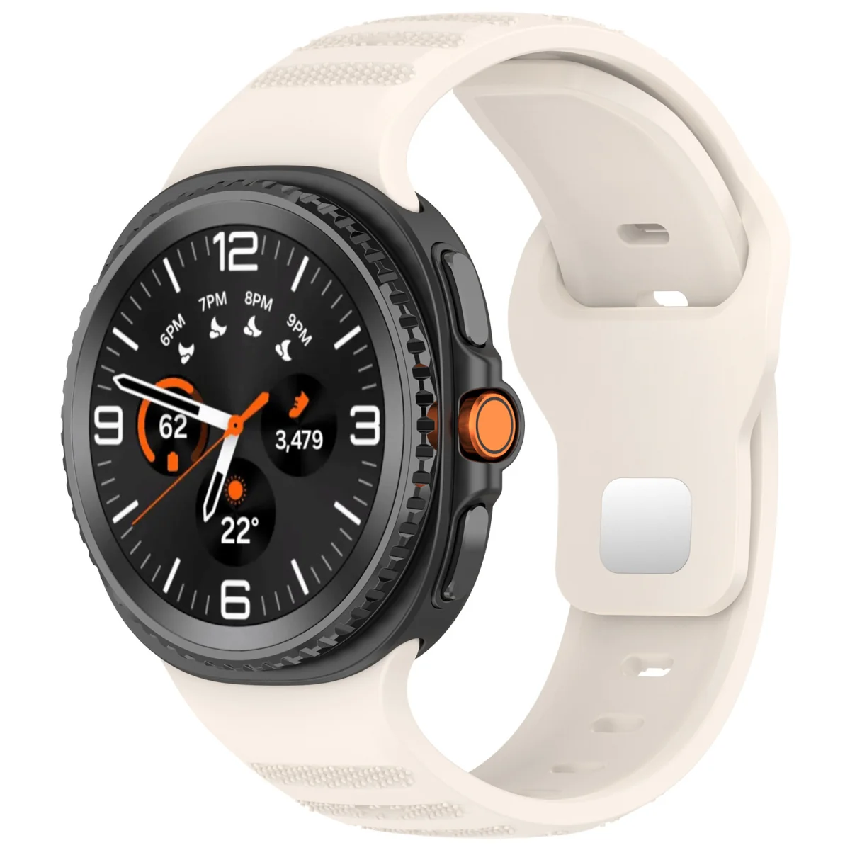 BStrap Silicone Dotline remienok na Samsung Galaxy Watch 8, starlight