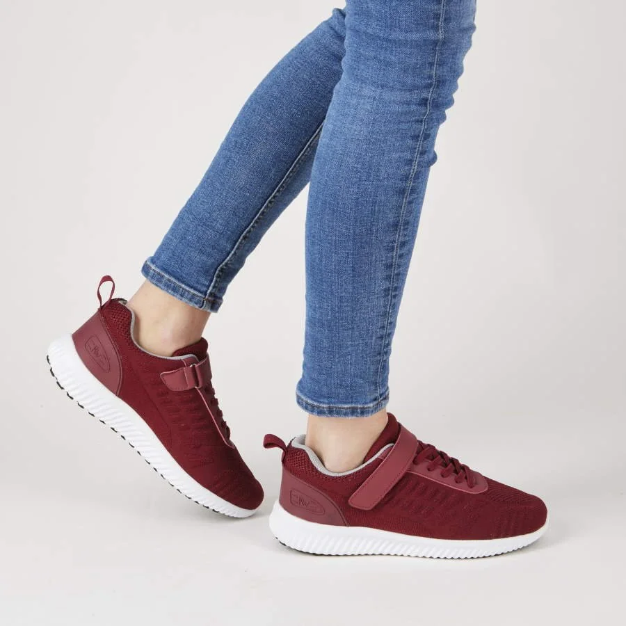 VALIA sneakers/tenisky dámske, vínové, veľkosť: 37