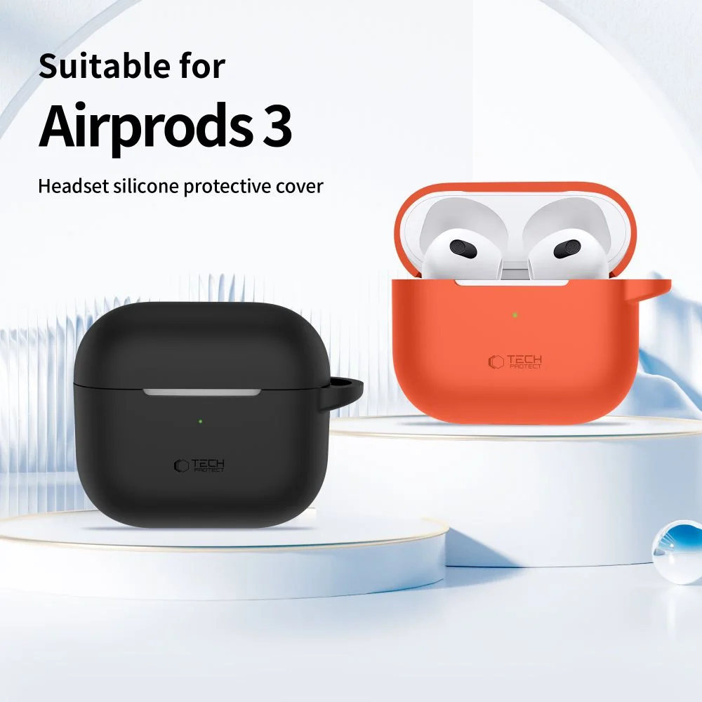 Tech-Protect Silicone Hook puzdro na Apple AirPods 3, ružové