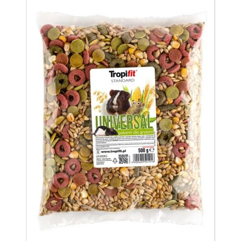 TROPIFIT Standard Universal 500g kŕmna zmes pre všetky hlodavce