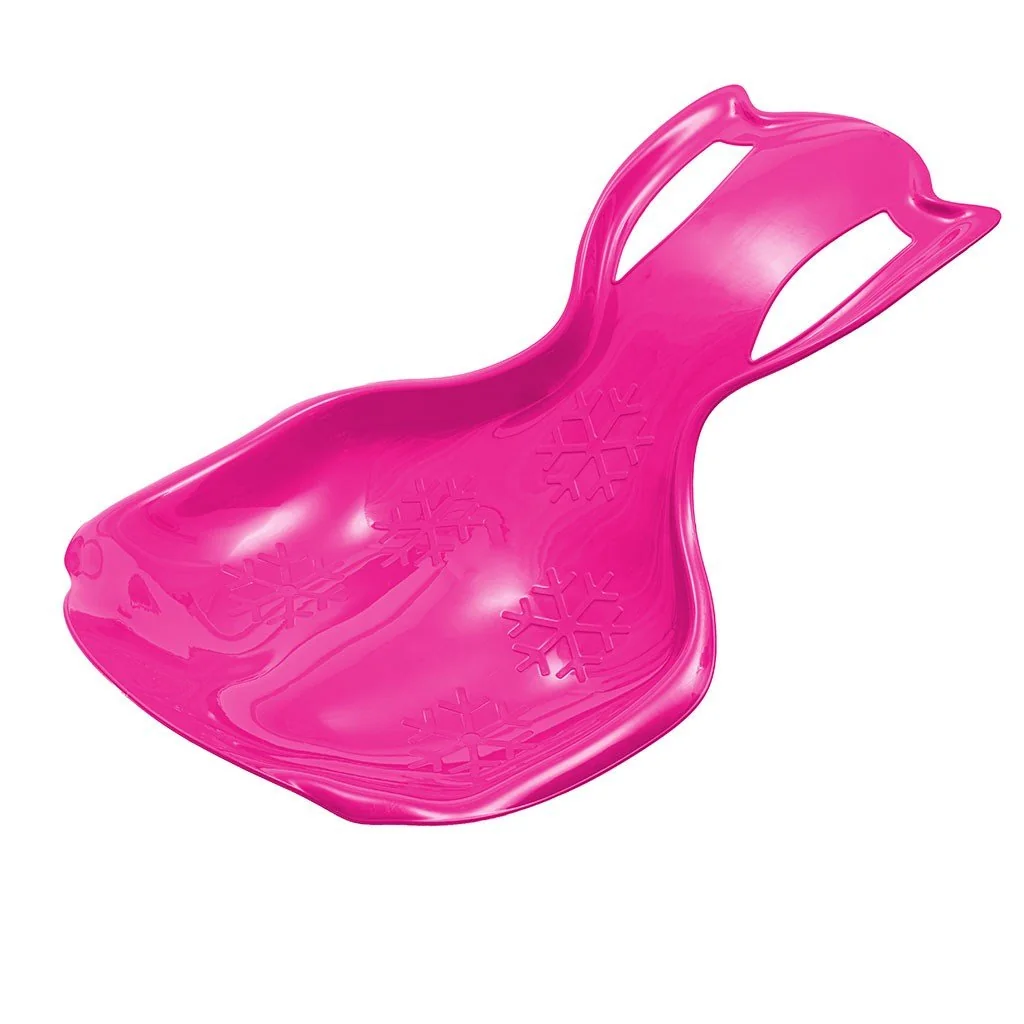 Detský sánkovací klzák lopata Baby Mix COMFORT LINE XL ružový 