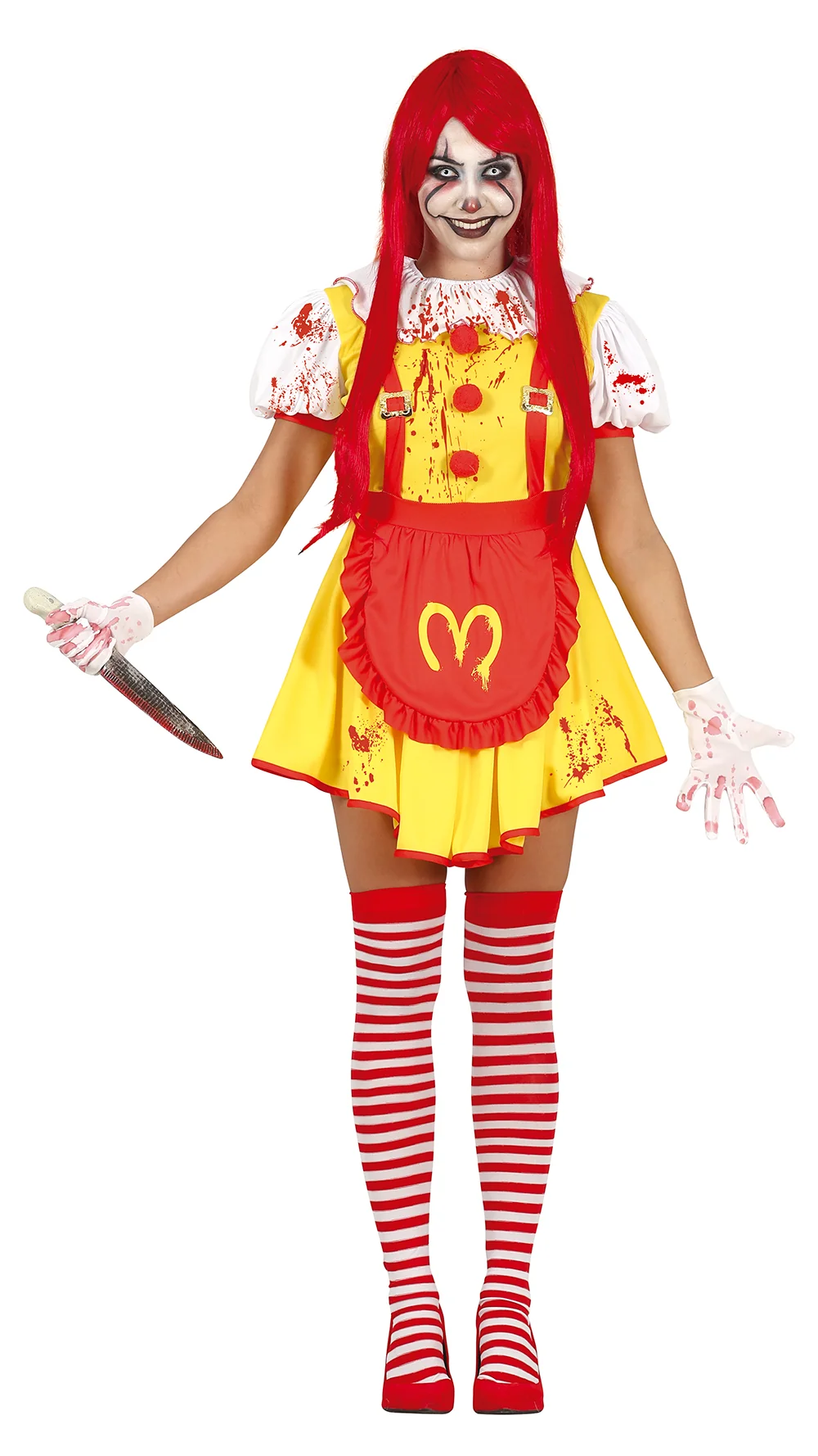 Dámsky kostým Ronald McDonald horror M 38-40