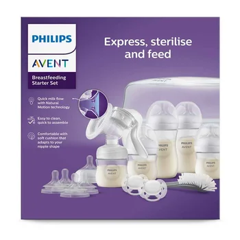 Philips AVENT Sada na dojčenie Natural Response s manuálnou odsávačkou a sterilizátorom do MW 1×1 set, sada na dojčenie Natural Response s manuálnou odsávačkou a sterilizátorom