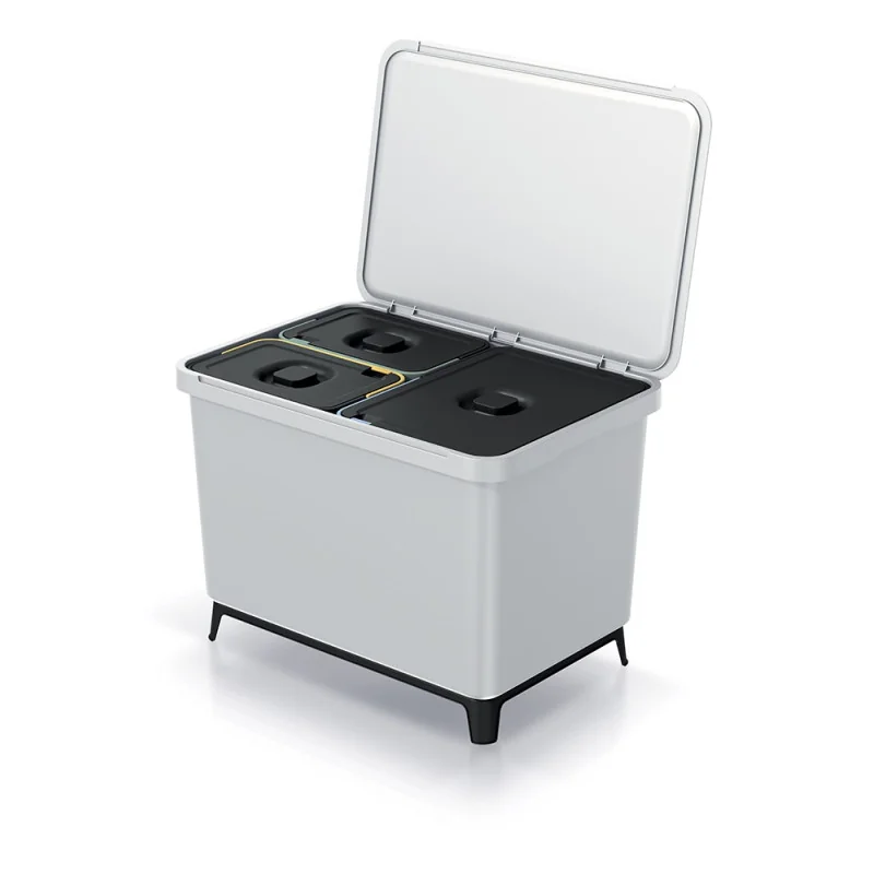 Prosperplast Odpadkový kôš SYSTEMA 1x23l + 2x10l popolavý SYSTEMA 1x23l + 2x10l popolavý NKS60W3-427C
