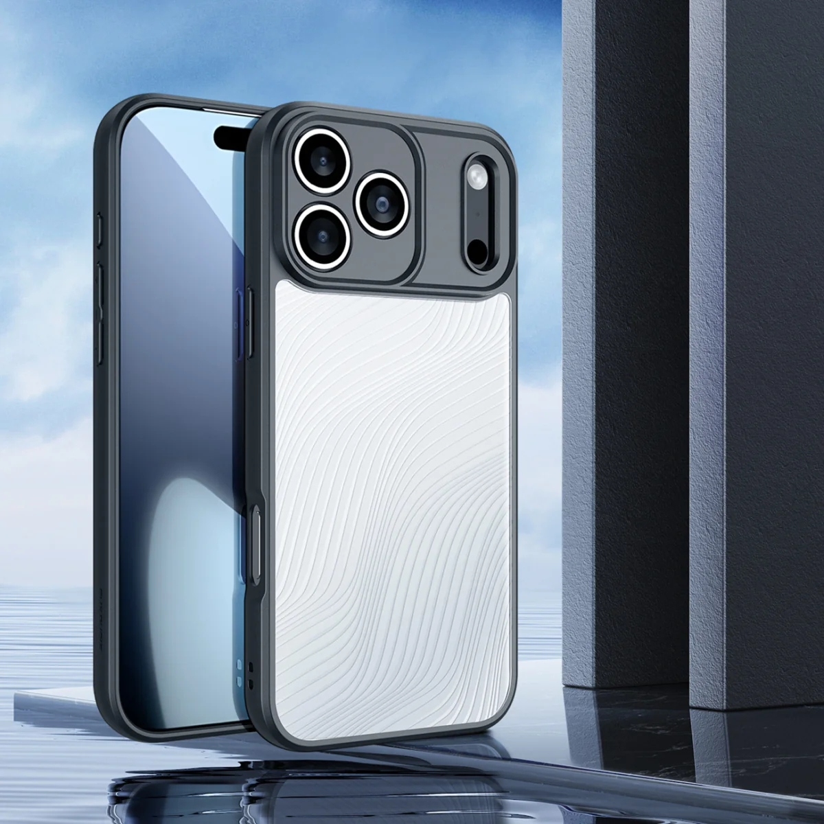 Dux Ducis Aimo kryt na iPhone 17 Pro Max, čierny