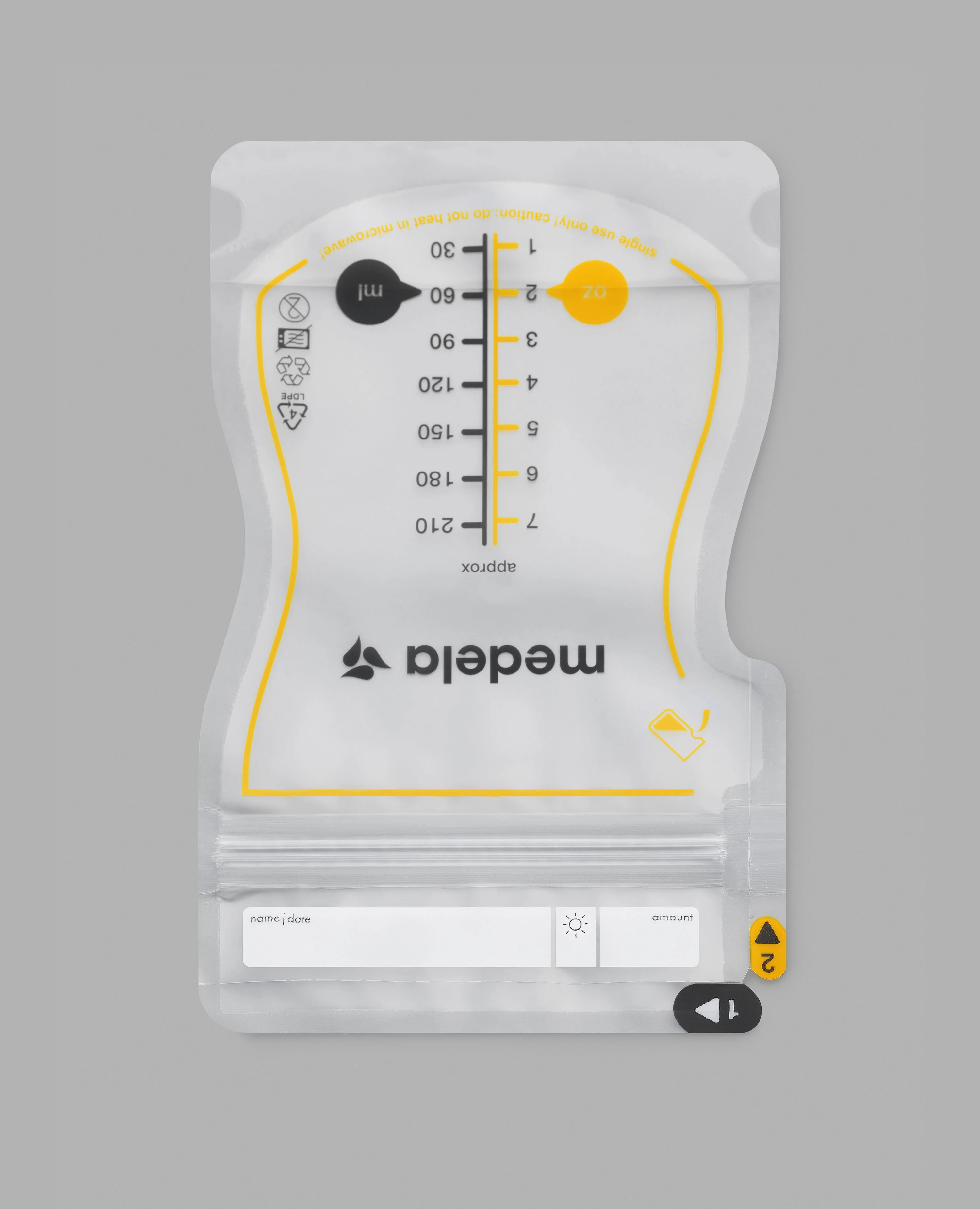 Medela Vrecká na skladovanie materského mlieka Easy Pour, 25 ks 1×25 ks, vrecká na materské mlieko