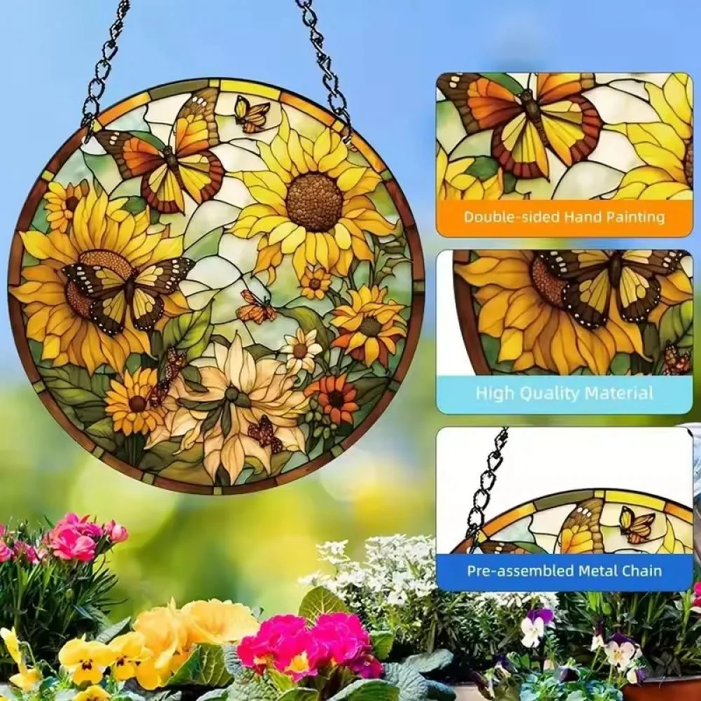 Lapač Slnka - Sunflower/Typ8/XL XL-30cm x 30cm, Oranžová