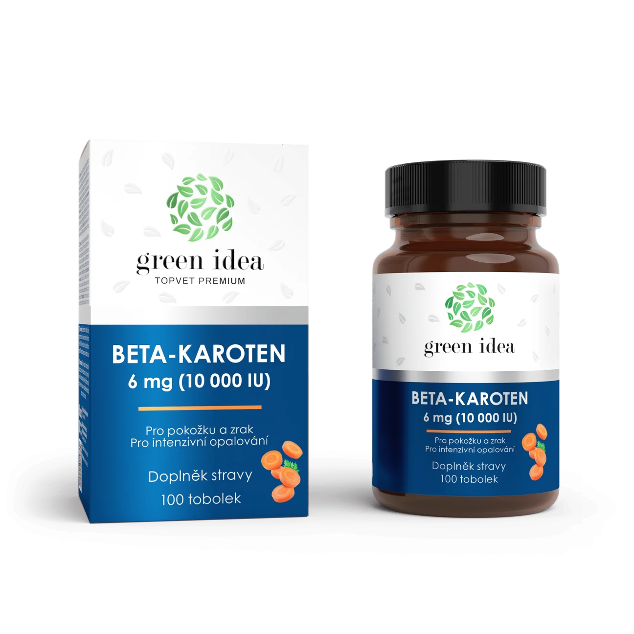 Beta-karotén – 100 kapsúl – Green idea