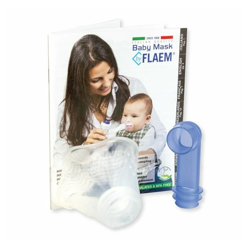 FLAEM M1 Baby Inhalačná maska pre novorodencov od 0 - 11 mesiacov pre inhalátory Flaem