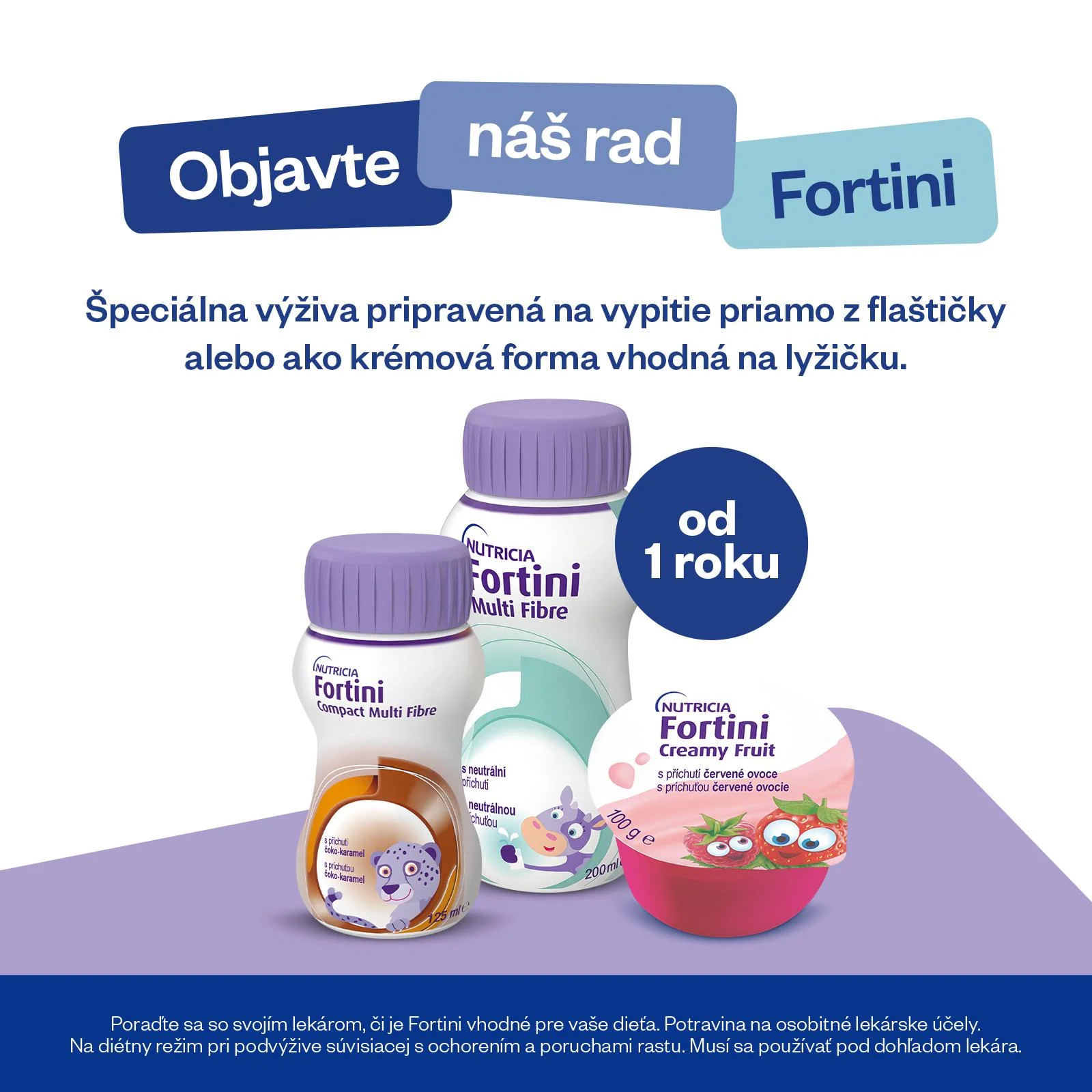Fortini Creamy Fruit Multi Fibre červené ovocie 400 g