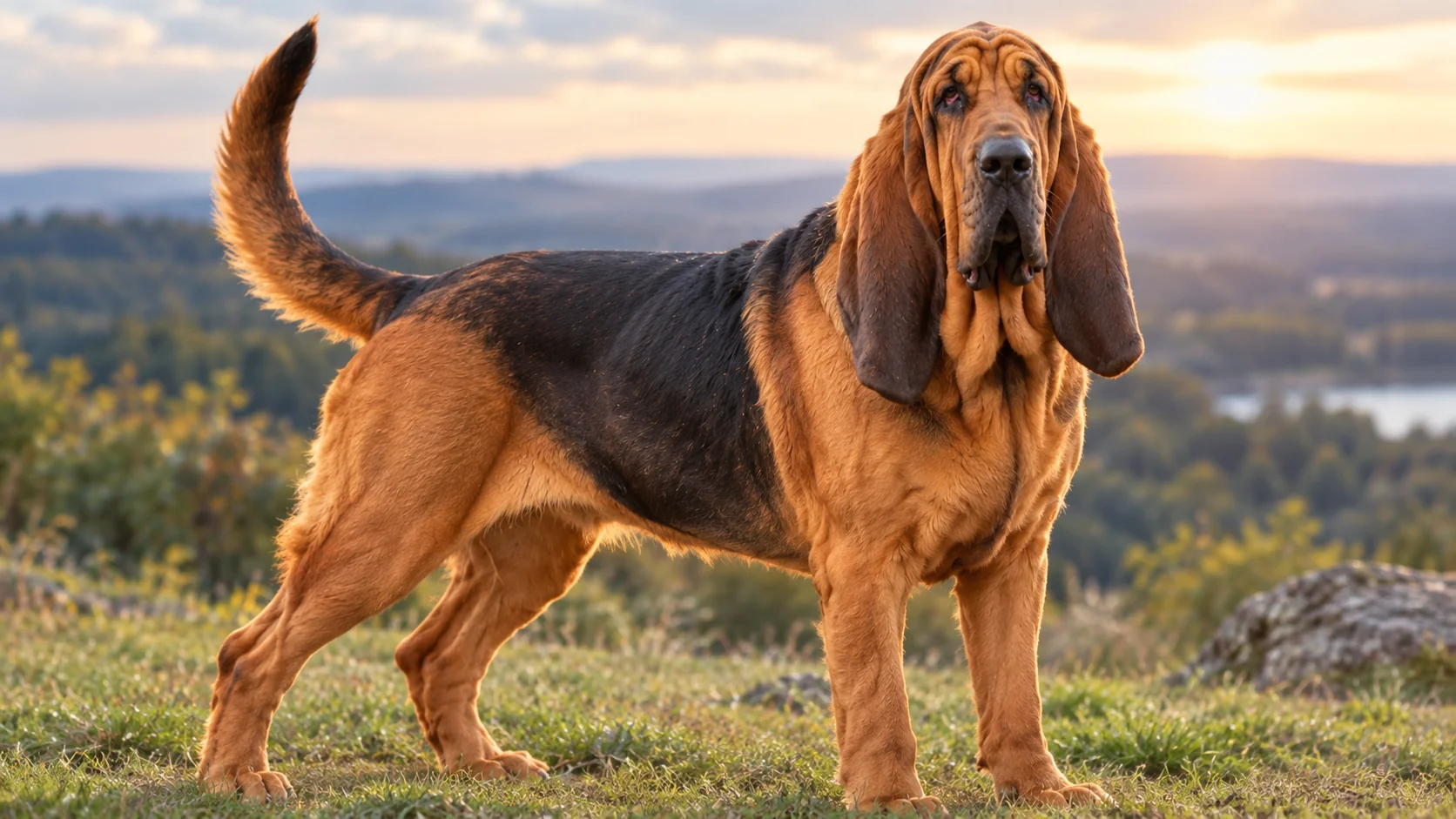 Bloodhound: povaha, vzhľad, pôvod