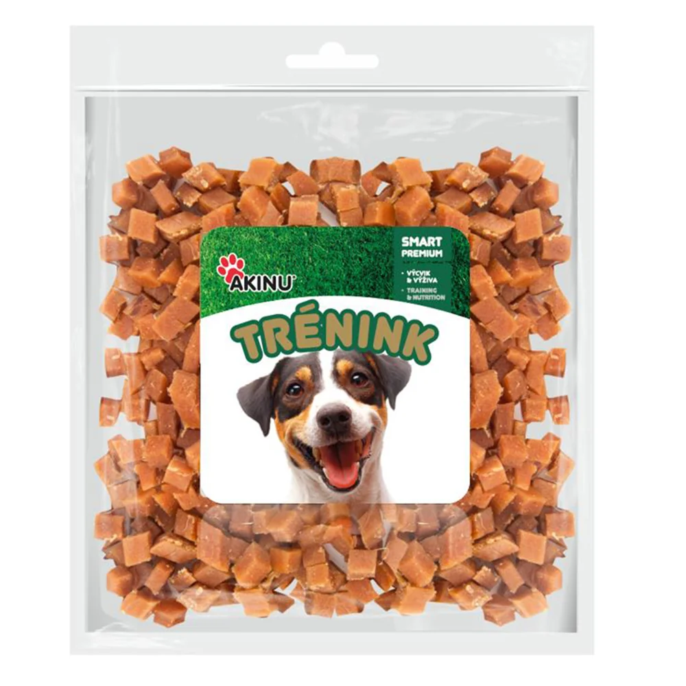 Akinu Tréningové kačacie kocky pre psov 2 x 400 g