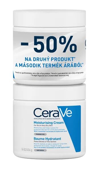 CeraVe hydratačný krém DUO PACK 2×454 g, hydratačný krém