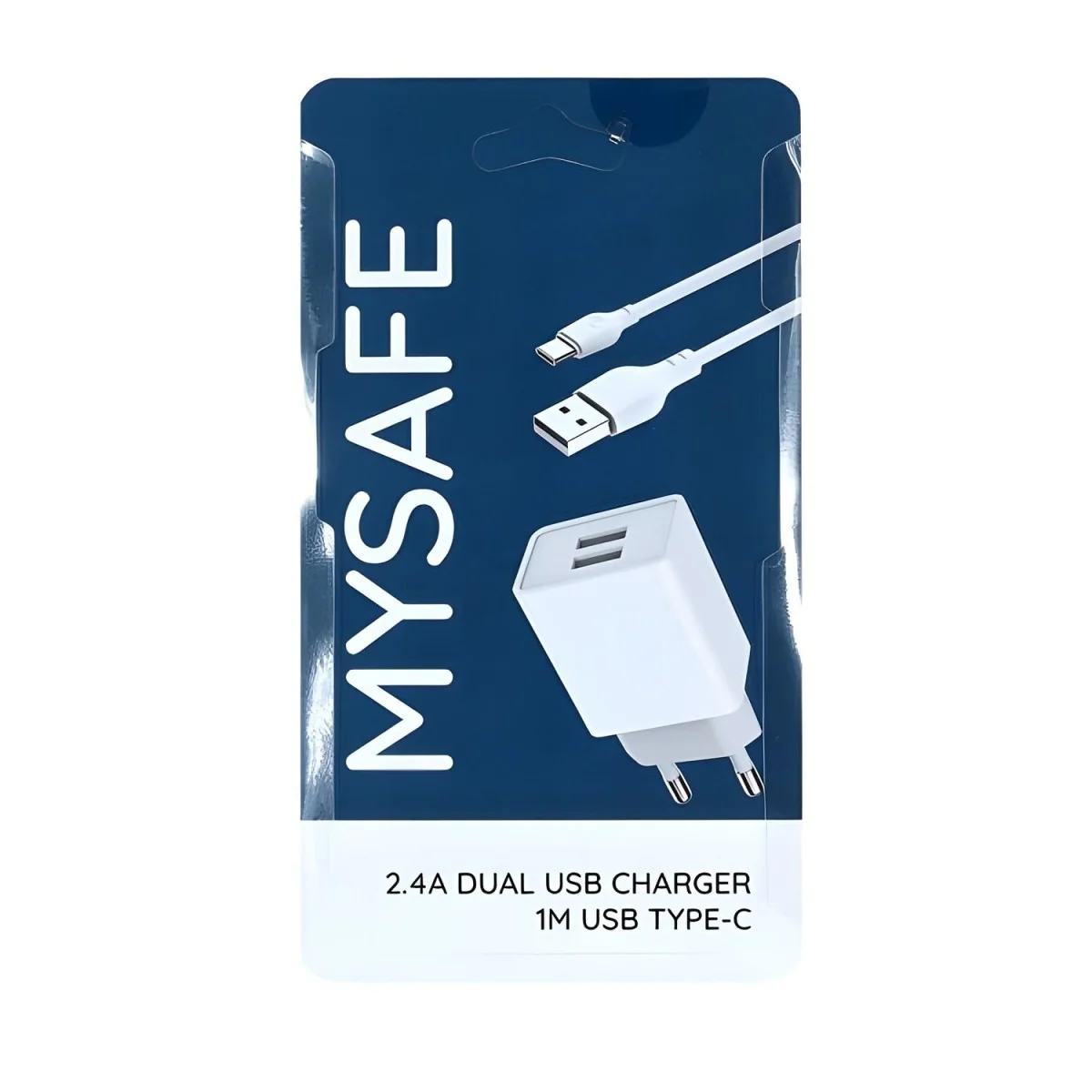 Nabíjačka MySafe Ch24A - 1m - Biela