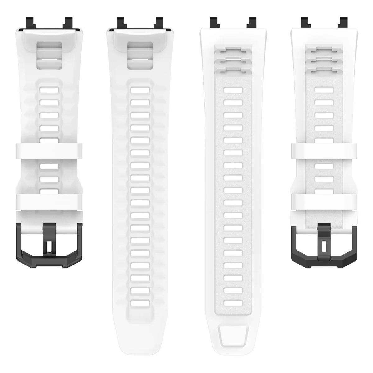 BStrap Silicone remienok na Xiaomi Amazfit Active Edge white